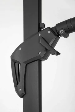 mutoni lifestyle Ampelschirm Aries Anthrazit-Natur 400X400> Freiarmschirme