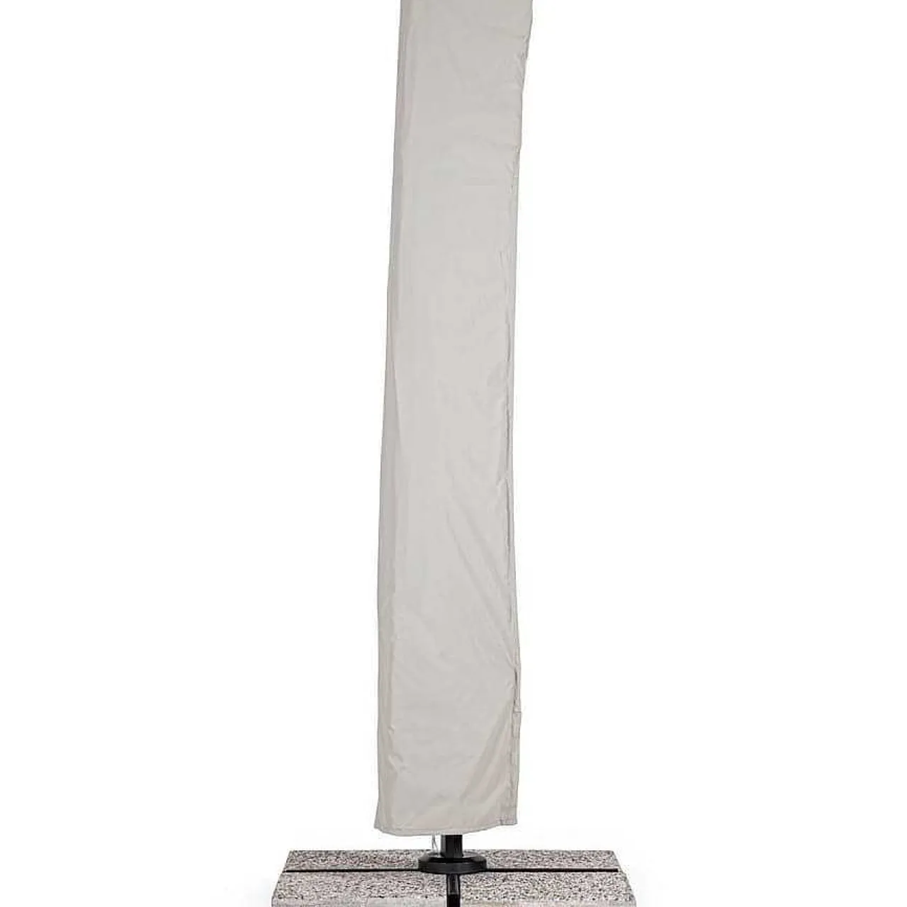 mutoni lifestyle Ampelschirm Aries Anthrazit-Natur 300X300> Freiarmschirme