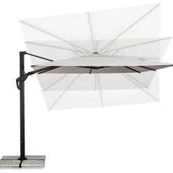 mutoni lifestyle Ampelschirm Aries Anthrazit-Natur 300X300><noscript><img width=