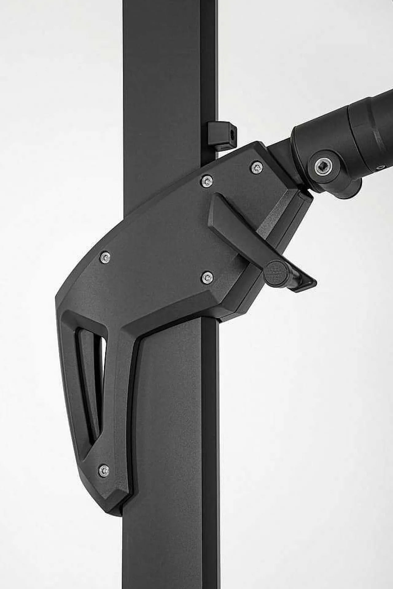 mutoni lifestyle Ampelschirm Aries Anthrazit-Natur 300X300> Freiarmschirme