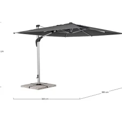 mutoni lifestyle Ampelschirm Aries Grau 300X300><noscript><img width=
