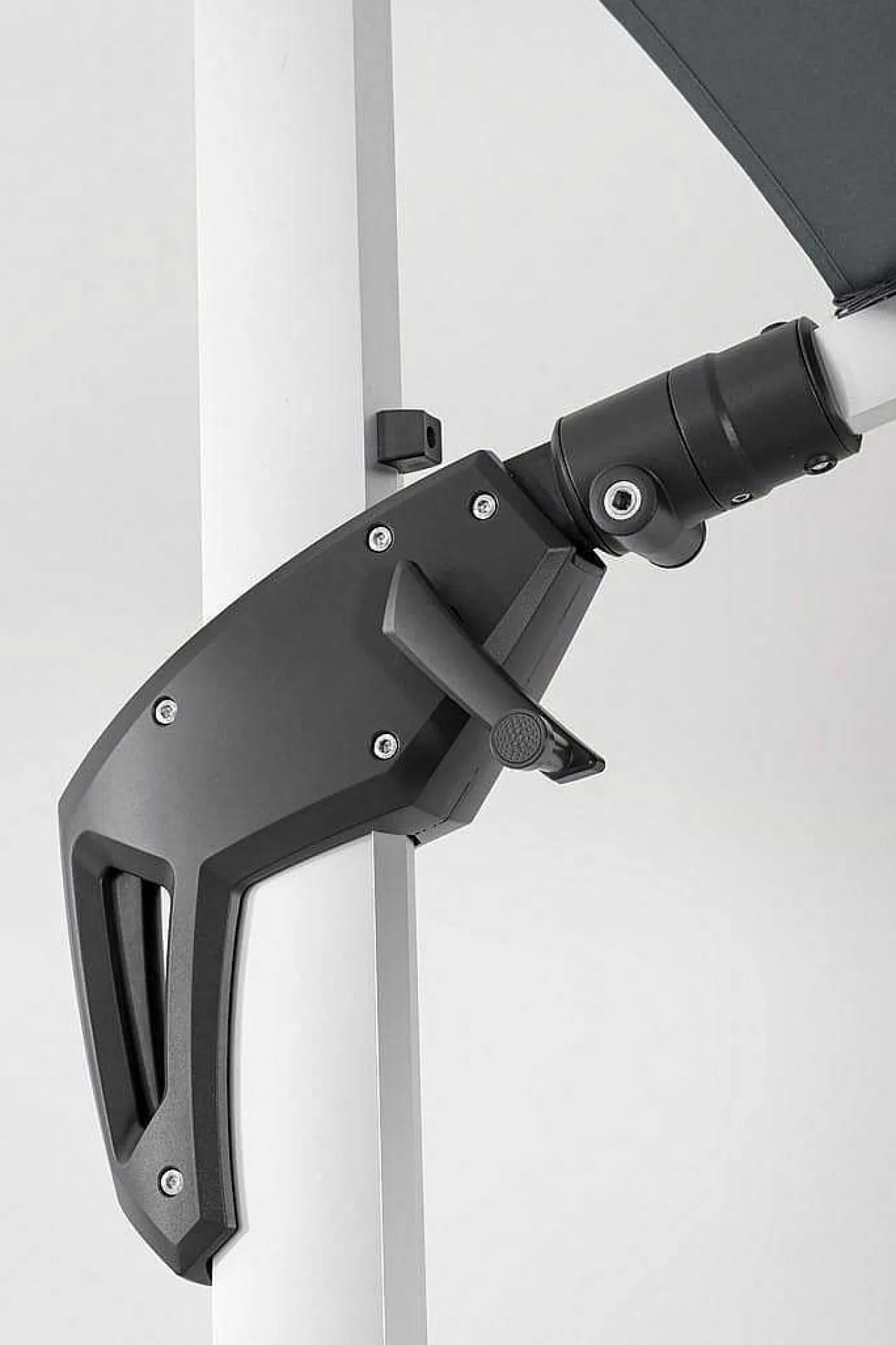 mutoni lifestyle Ampelschirm Aries Grau 400X300> Freiarmschirme