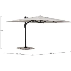 mutoni lifestyle Ampelschirm Aries Natur 400X300><noscript><img width=