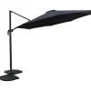 mutoni pleasure Ampelschirm Hespera Anthrazit Achteckig 300X300> Freiarmschirme