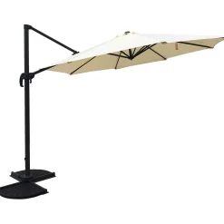mutoni pleasure Ampelschirm Hespera Creme Achteckig 300X300> Freiarmschirme