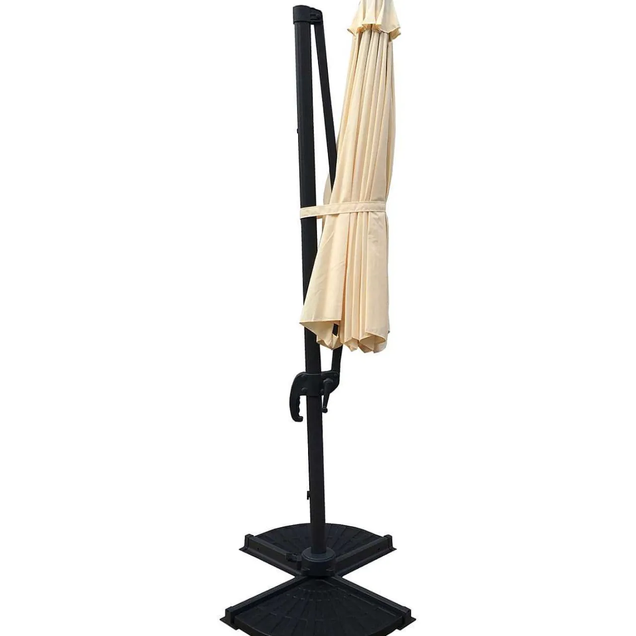 mutoni pleasure Ampelschirm Hespera Creme Achteckig 300X300> Freiarmschirme
