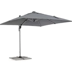 mutoni lifestyle Ampelschirm Ines 300X300 Eloxiert Dunkelgrau> Freiarmschirme