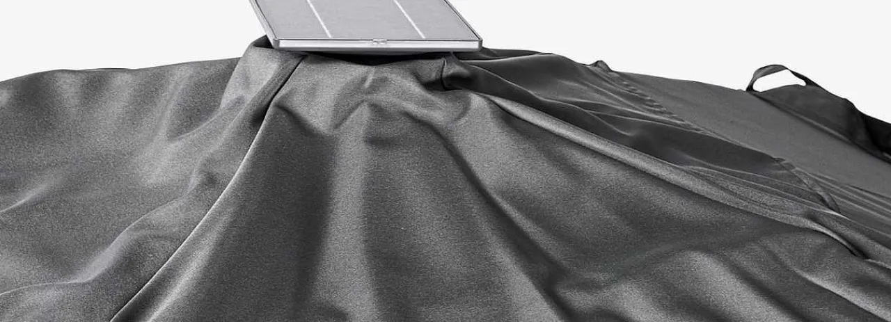 mutoni lifestyle Ampelschirm Ines 300X300 Eloxiert Dunkelgrau> Freiarmschirme