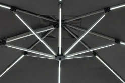 mutoni lifestyle Ampelschirm Ines 300X300 Eloxiert Dunkelgrau><noscript><img width=