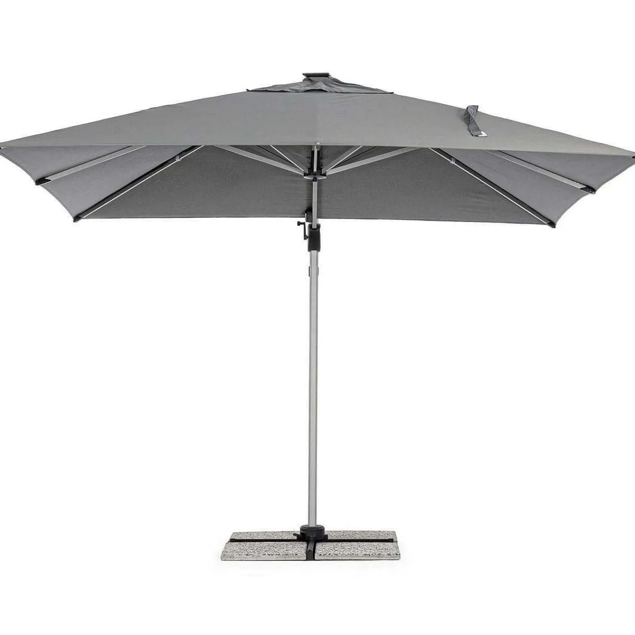 mutoni lifestyle Ampelschirm Ines 300X300 Eloxiert Dunkelgrau> Freiarmschirme