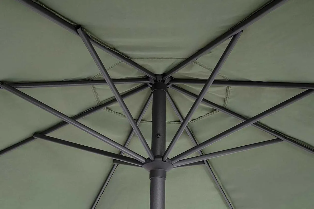 mutoni lifestyle Ampelschirm Rio Anthrazit-Olive 300> Freiarmschirme