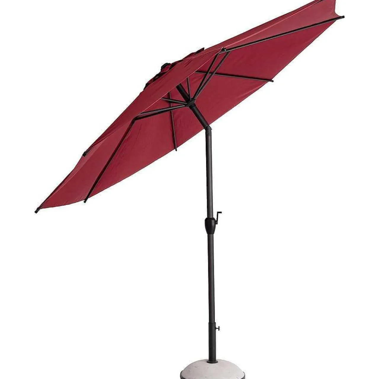 mutoni lifestyle Ampelschirm Rio Anthrazit-Burgundy 300> Freiarmschirme