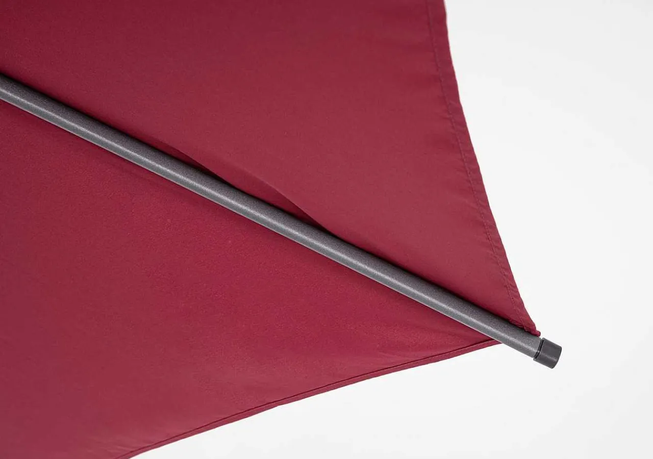 mutoni lifestyle Ampelschirm Rio Anthrazit-Burgundy 300> Freiarmschirme