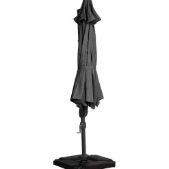 mutoni living Ampelschirm Roma Anthrazit 350X350> Freiarmschirme