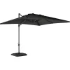 mutoni living Ampelschirm Roma Anthrazit 300X300> Freiarmschirme