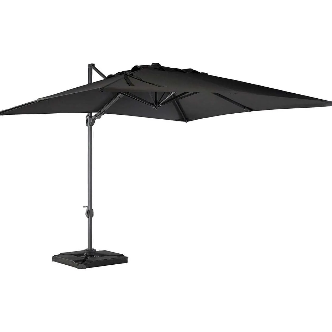 mutoni living Ampelschirm Roma Anthrazit 300X300> Freiarmschirme