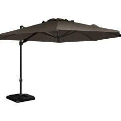 mutoni living Ampelschirm Roma Taupe 350X350> Freiarmschirme