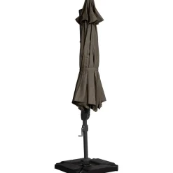 mutoni living Ampelschirm Roma Taupe 350X350> Freiarmschirme