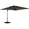 mutoni living Ampelschirm Roma Taupe 300X300> Freiarmschirme