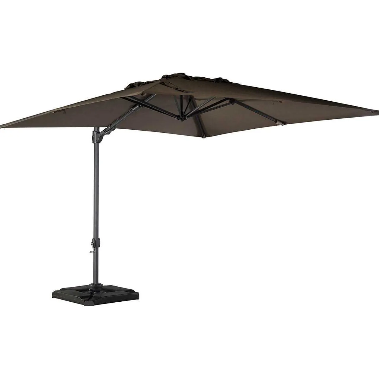 mutoni living Ampelschirm Roma Taupe 300X300> Freiarmschirme