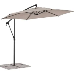 mutoni lifestyle Ampelschirm Tropea Anthrazit-Moon 300> Freiarmschirme