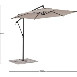 mutoni lifestyle Ampelschirm Tropea Anthrazit-Moon 300><noscript><img width=