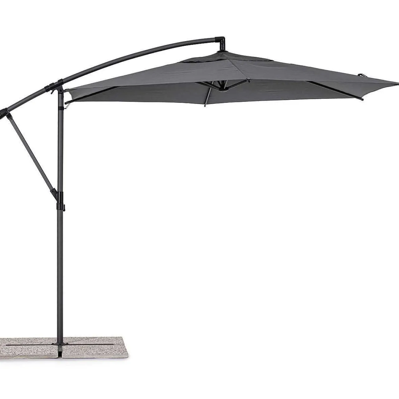 mutoni lifestyle Ampelschirm Tropea Anthrazit-Dunkelgrau 300> Freiarmschirme