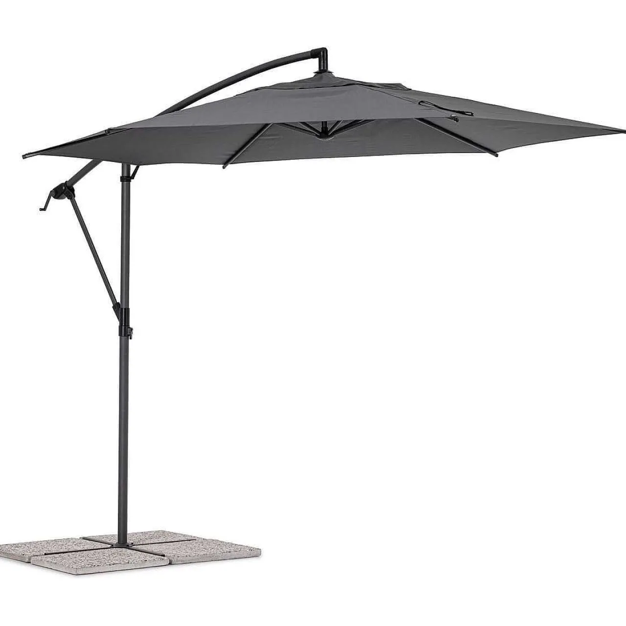 mutoni lifestyle Ampelschirm Tropea Anthrazit-Dunkelgrau 300> Freiarmschirme