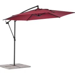 mutoni lifestyle Ampelschirm Tropea Anthrazit-Burgundy 300><noscript><img width=
