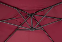 mutoni lifestyle Ampelschirm Tropea Anthrazit-Burgundy 300><noscript><img width=