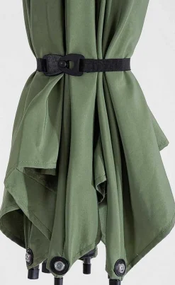 mutoni lifestyle Ampelschirm Tropea Anthrazit-Olive 300> Freiarmschirme