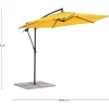 mutoni lifestyle Ampelschirm Tropea 3M Anthrazit-Mimose> Freiarmschirme