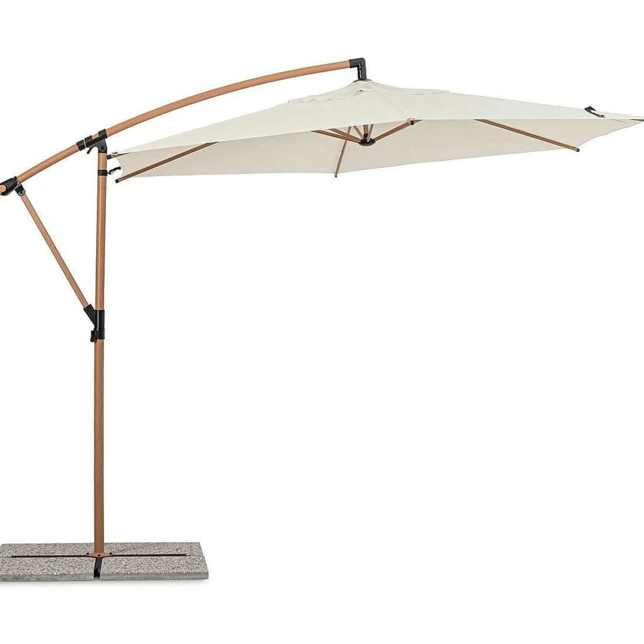 mutoni lifestyle Ampelschirm Tropea Natur Rund 300> Freiarmschirme