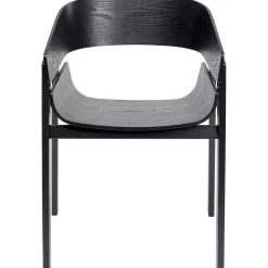 KARE Design Armlehnstuhl Biarritz Schwarz><noscript><img width=