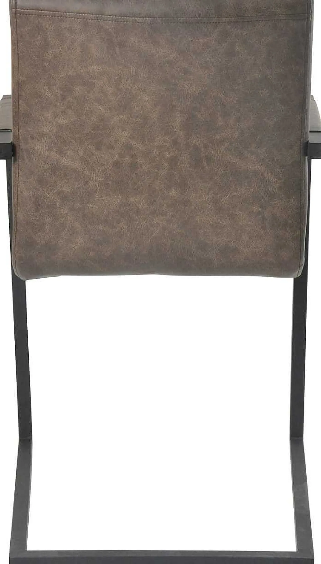 mutoni casual Armlehnstuhl Dunkelbraun Schwarz (2Er-Set)> Freischwinger