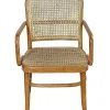 mutoni sweet home Armlehnstuhl Rattan Teak Braun> Holzstühle