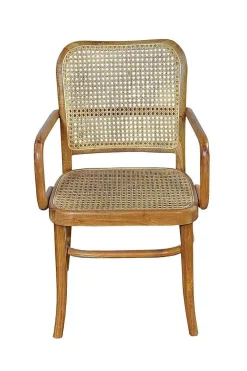 mutoni sweet home Armlehnstuhl Rattan Teak Braun> Holzstühle