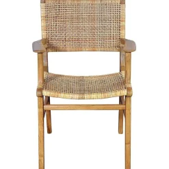 mutoni sweet home Armlehnstuhl Rattan Teak Natur> Holzstühle