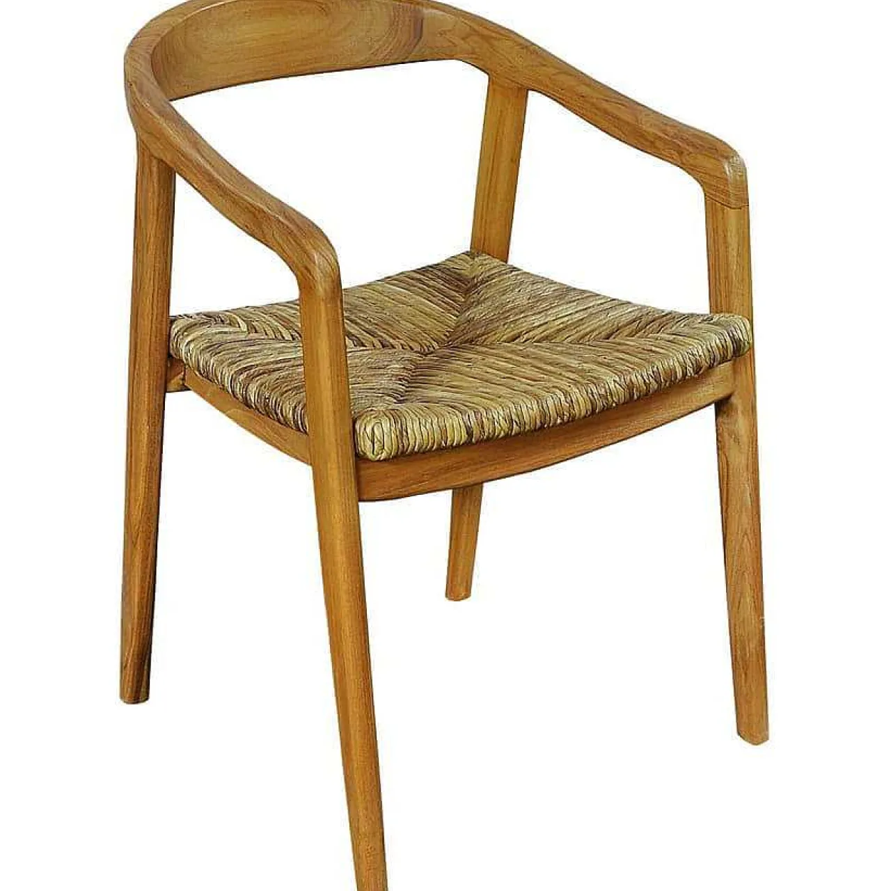 mutoni sweet home Armlehnstuhl Rattan Teak> Holzstühle