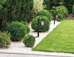 mutoni light Aussenleuchte Adelheid Edelstahl Schwarz Matt 1Xe27><noscript><img width=