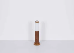 mutoni light Aussenleuchte Boston Edelstahl 1Xe27 Holzoptik Opal 8X8X41><noscript><img width=