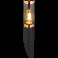 mutoni light Aussenleuchte Boston Edelstahl Schwarz 1Xe27 Schwarz 8X41><noscript><img width=