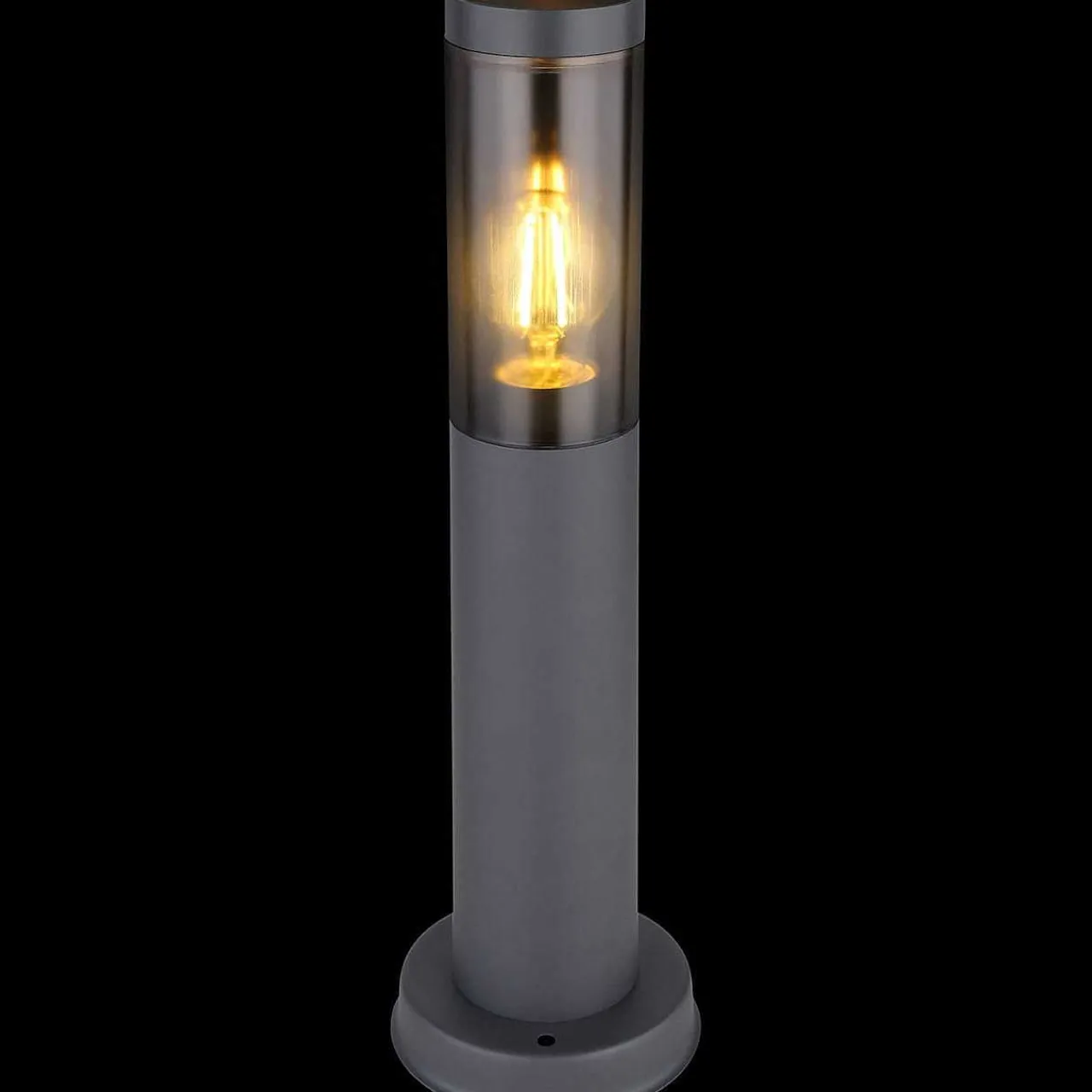 mutoni light Aussenleuchte Boston Edelstahl Anthrazit 1Xe27 13X13X45> Bodenleuchten Aussen