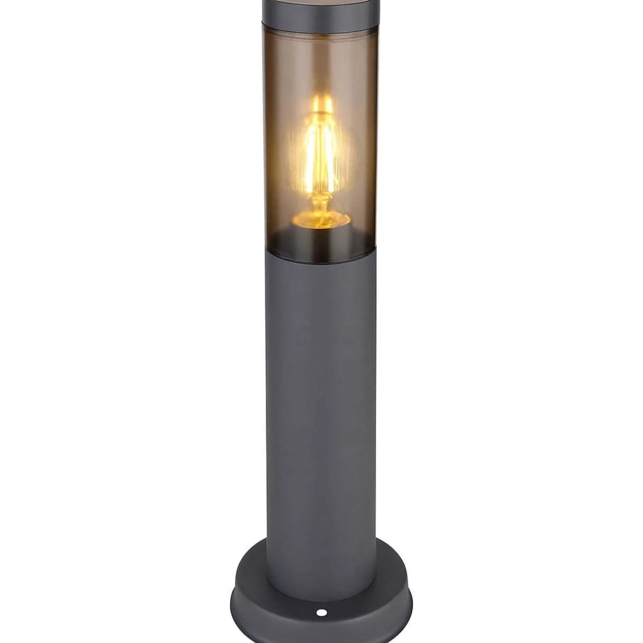 mutoni light Aussenleuchte Boston Edelstahl Anthrazit 1Xe27 13X13X45> Bodenleuchten Aussen