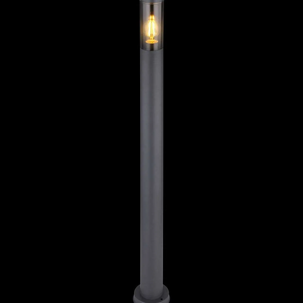mutoni light Aussenleuchte Boston Edelstahl Anthrazit 1Xe27 13X13X110> Stehleuchten Aussen