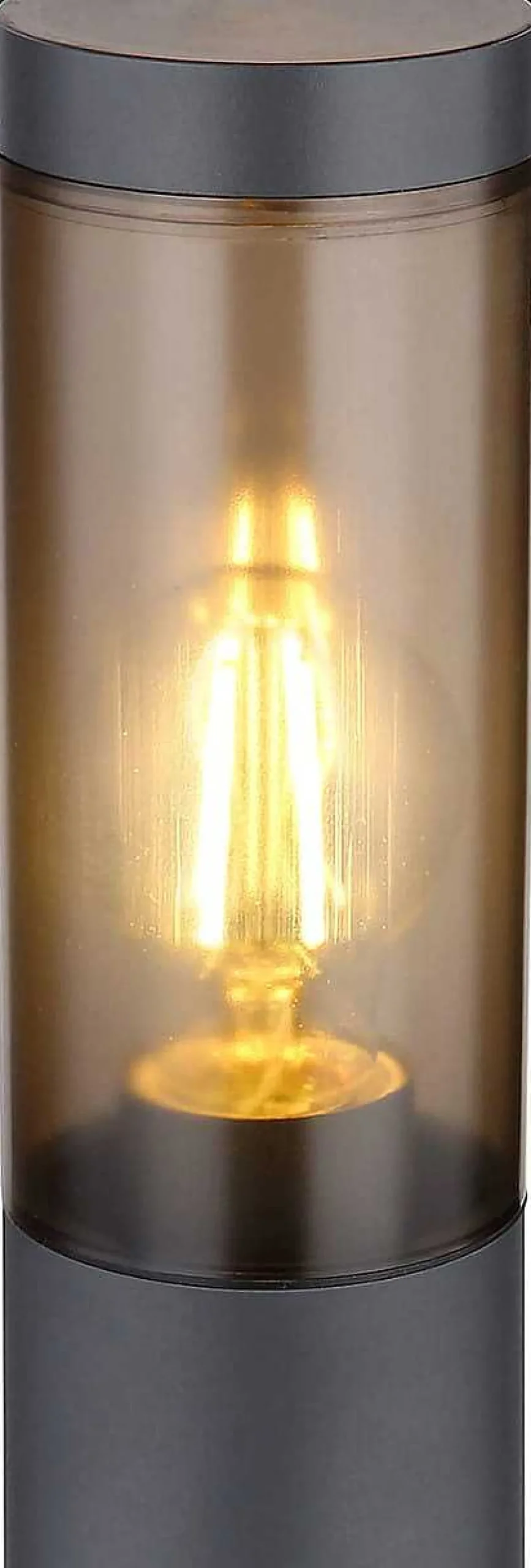 mutoni light Aussenleuchte Boston Edelstahl Anthrazit 1Xe27 13X13X110> Stehleuchten Aussen