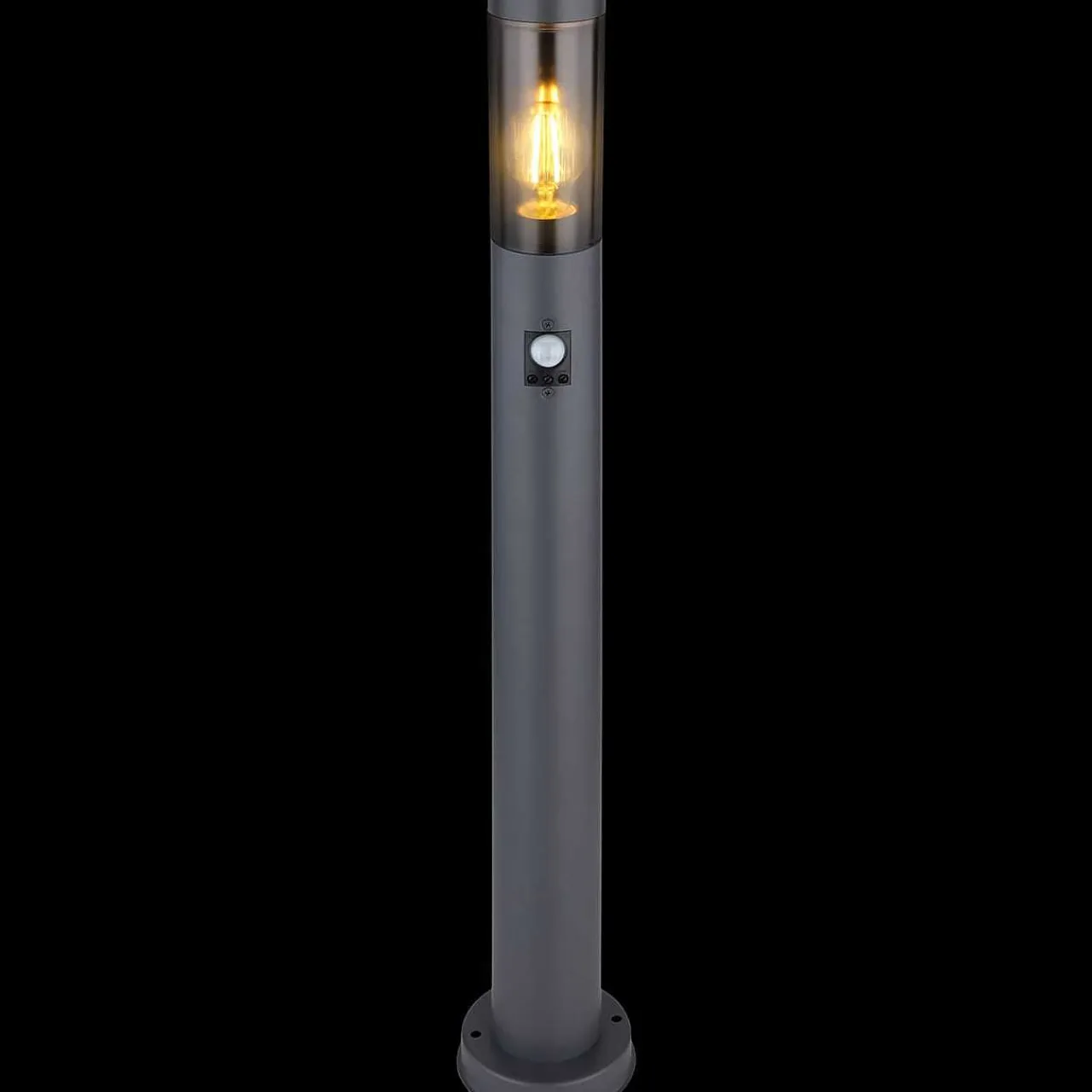 mutoni light Aussenleuchte Boston Edelstahl Anthrazit 13X13X80> Stehleuchten Aussen