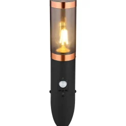 mutoni light Aussenleuchte Boston Edelstahl Schwarz 1Xe27 Rauch 8X41><noscript><img width=