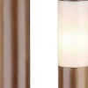 mutoni light Aussenleuchte Boston Edelstahl Holzoptik 3Xe27 Led> Led-Aussenleuchten