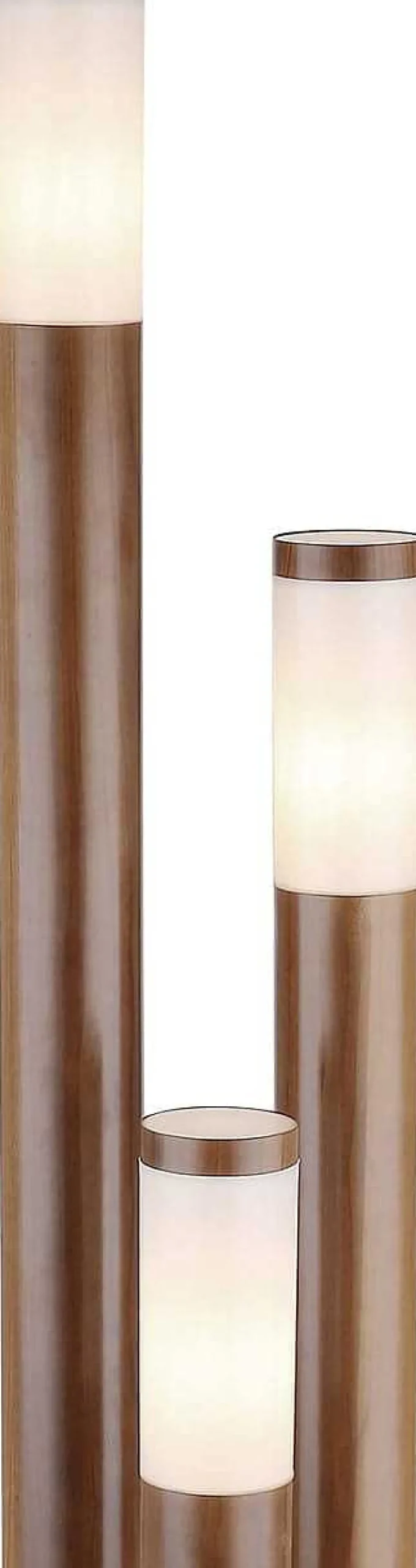 mutoni light Aussenleuchte Boston Edelstahl Holzoptik 3Xe27 Led> Led-Aussenleuchten